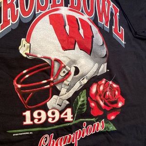 Vintage, Men’s XL, 1994, Wisconsin, Rose Bowl, Champion, tee shirt, NWOT.